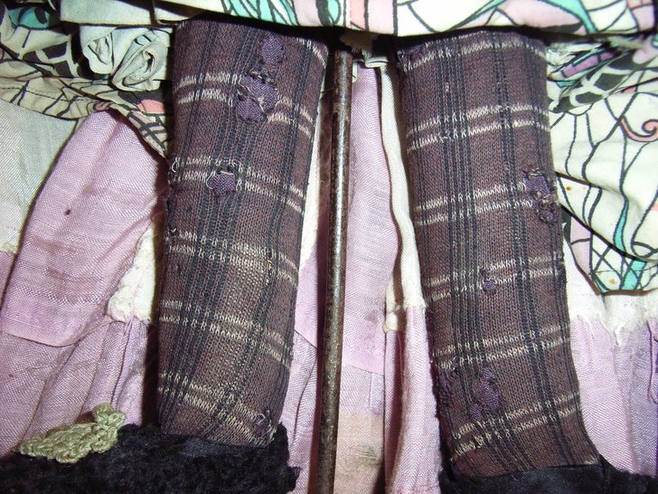 Gambe dopo il restauro